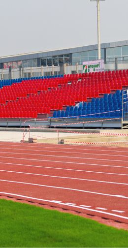 Tribunes stade clés en main RDC Gregori International