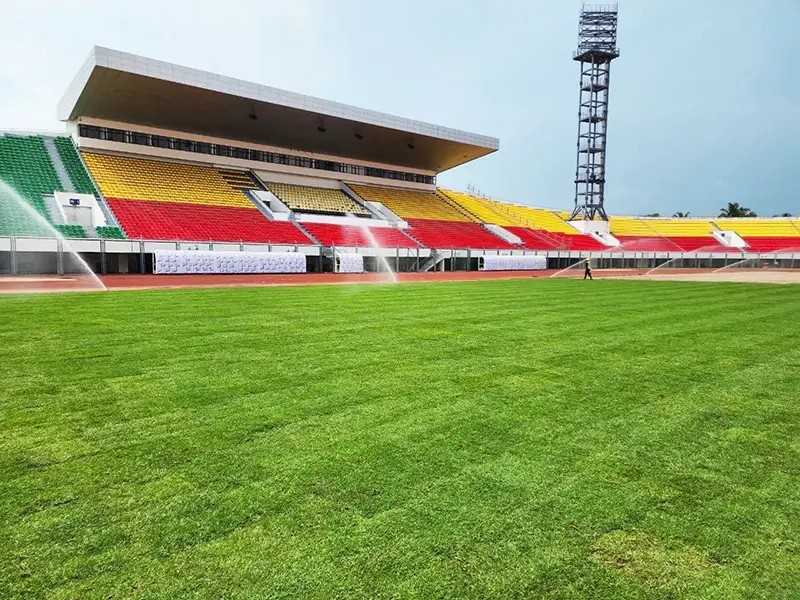 Stade Général Mathieu Kérékou pelouse Bénin